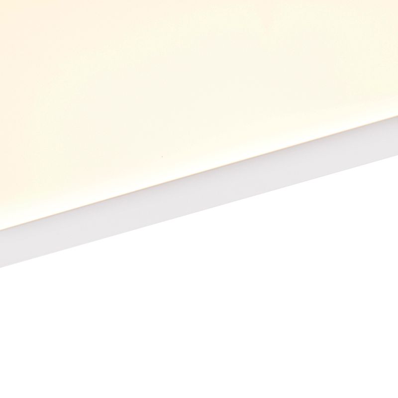 Modern LED paneel staal 120 cm incl. LED 4-staps dimbaar - Liv