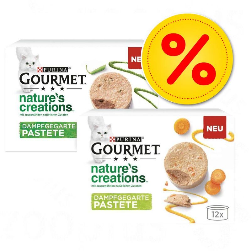 Lot 2 saveurs Gourmet Nature's Creation Mousse