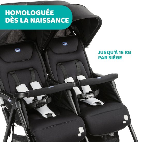 Poussette Ohlala Twin   Black Night        de               Chicco