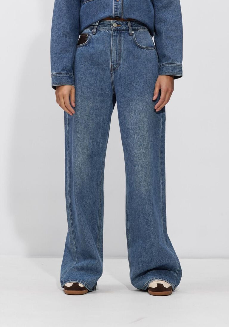 blauwe studio ar wide jeans aline denim