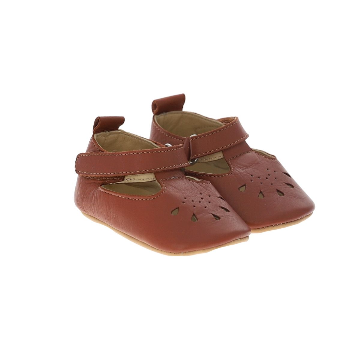 Chaussons bébé Salomette Camel