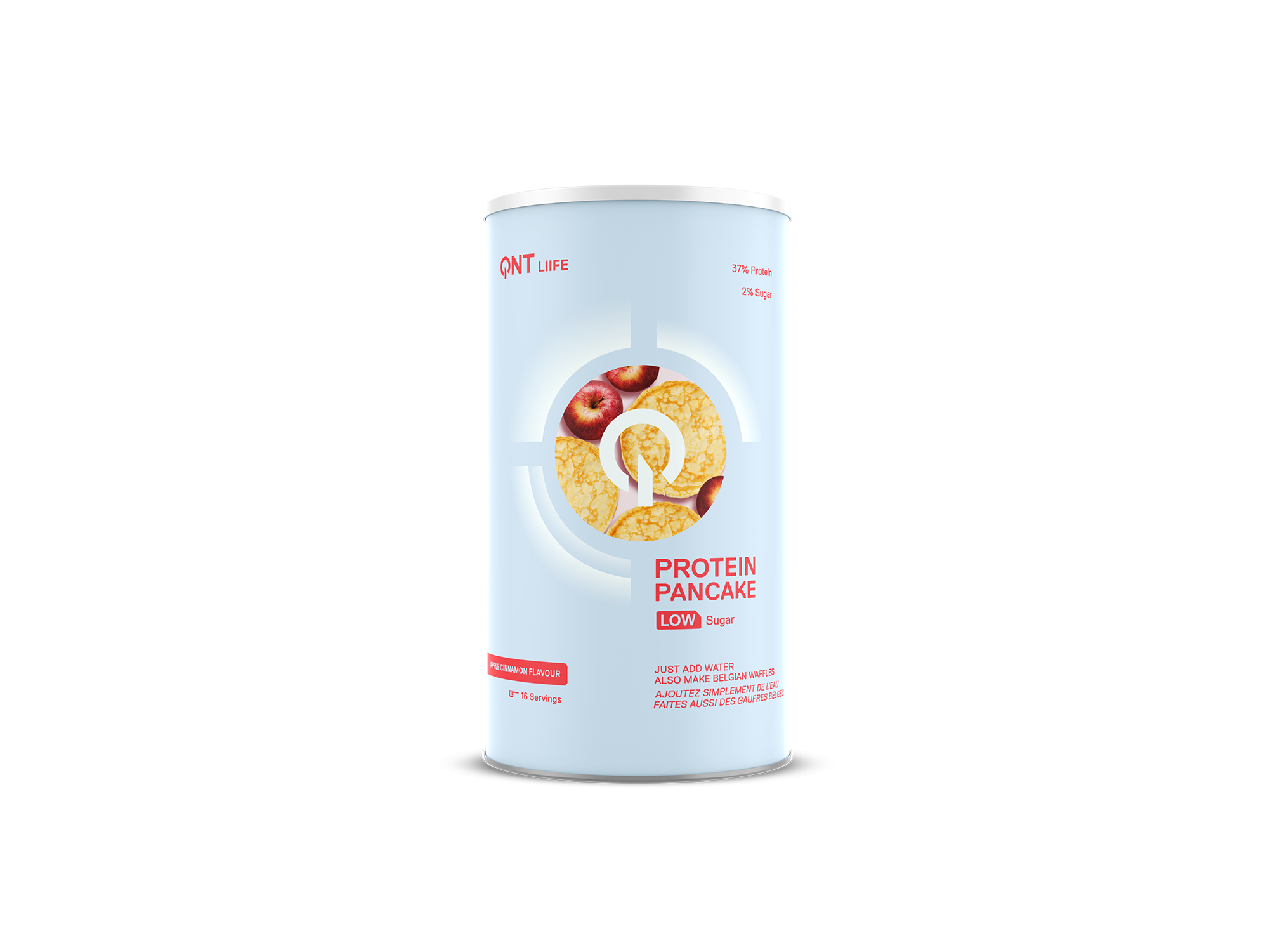 PANQUECAS PROTEICAS QNT LOW SUGAR MAÃA CANELA 500GR
