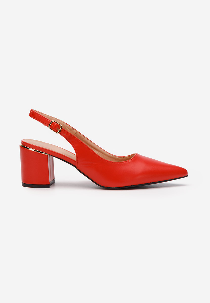 Chaussures slingback rouges Flamia
