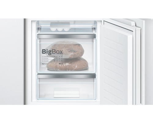Bosch KIF86PFE0 inbouwkoelkast, afmetingen (B x H x D): 55,8 x 177,2 x 54,5 cm, koelgedeelte: 156 l, vriesgedeelte: 67 l