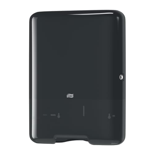 Distributeur d'essuie-mains pliés H3 noir Tork