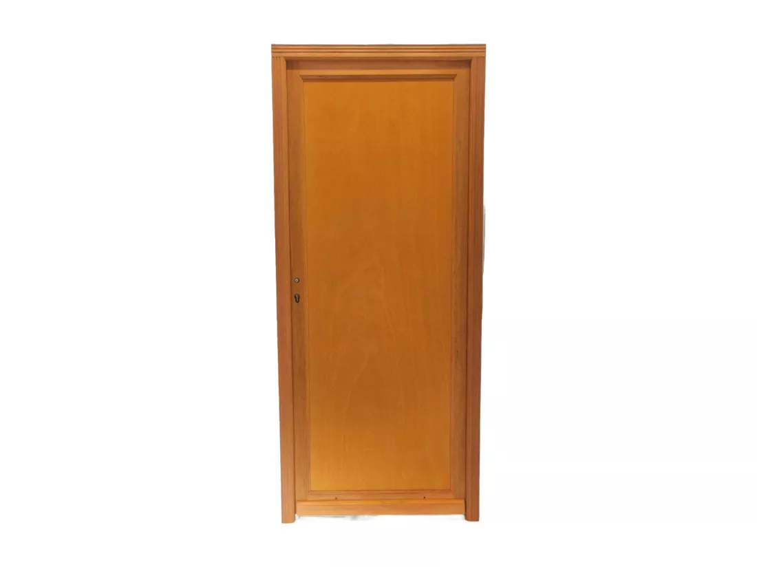 Porte De Service Bois Pleine Armagos, H,200xl,80 P, Droit Côtes Tableau Gd Menuiseries