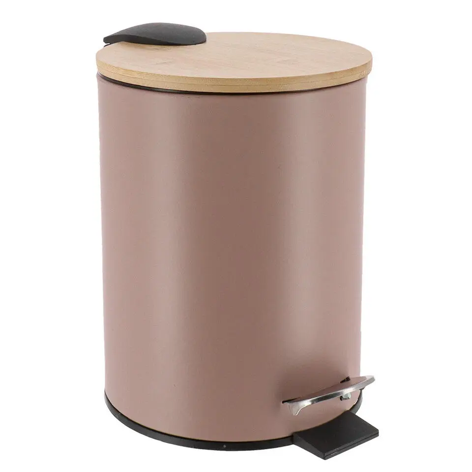 Tendance Badkamer prullenbak Bamboo vibe - soft close - 3 ltr