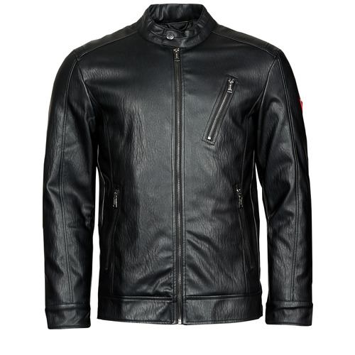 Guess - PU LEATHER BIKER - Noir