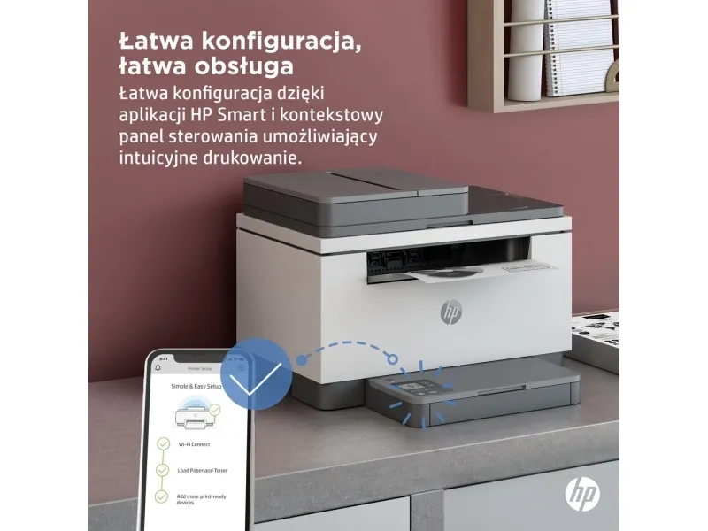 HP LaserJet MFP M234sdw - Multifunktionsprinter - S/H - laser - Legal (216 x 356 mm) (original) - Legal (medie) - op til 29 spm (kopiering) - op til 29 spm (udskriver) - 150 ark - USB 2.0, LAN, Wi-Fi(n), Bluetooth