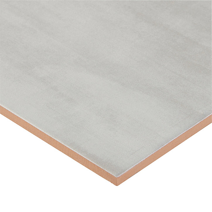 Carrelage mural gris 20x60cm Kofrage émaillé