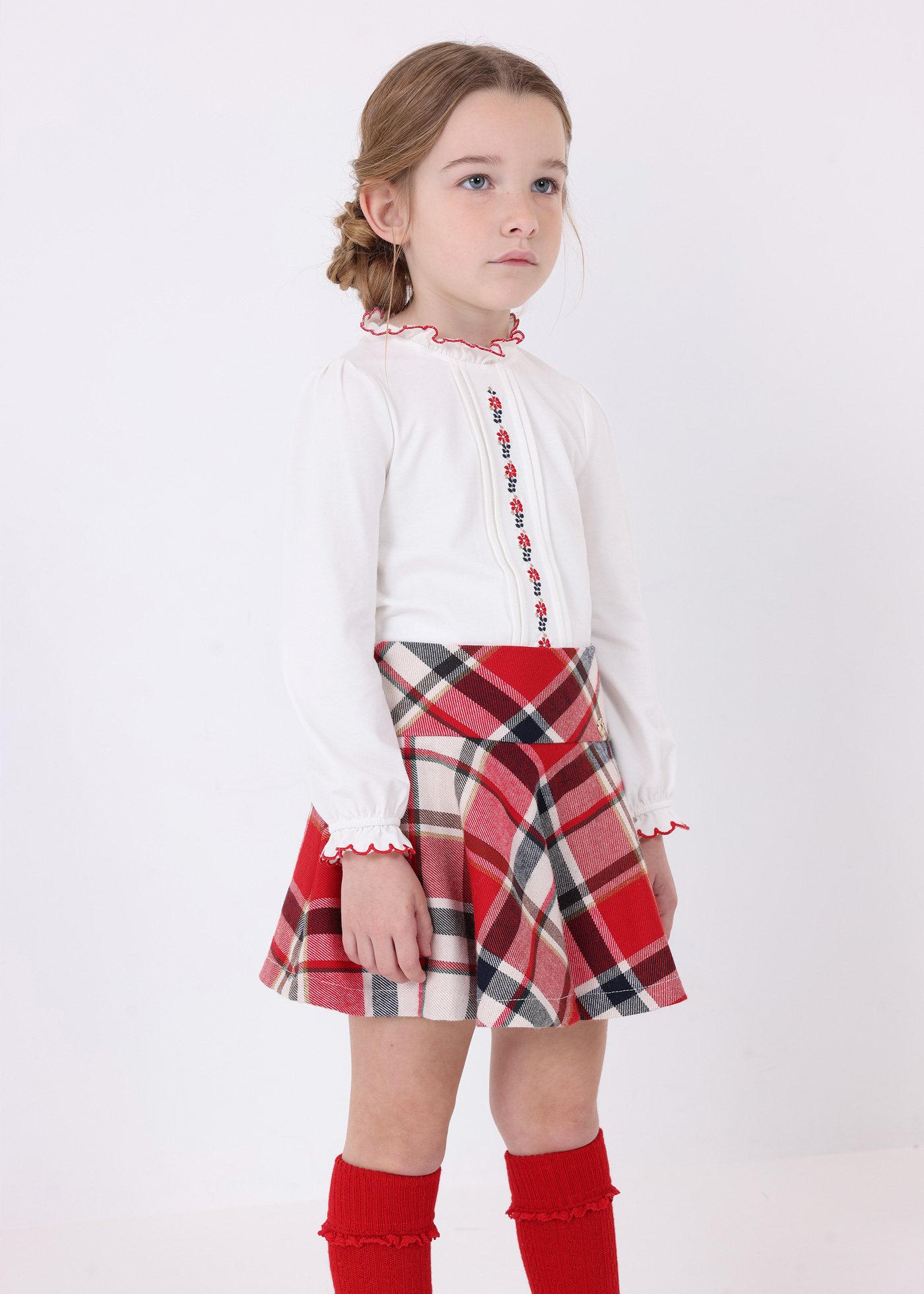 Blusa bordada Better Cotton para meninas