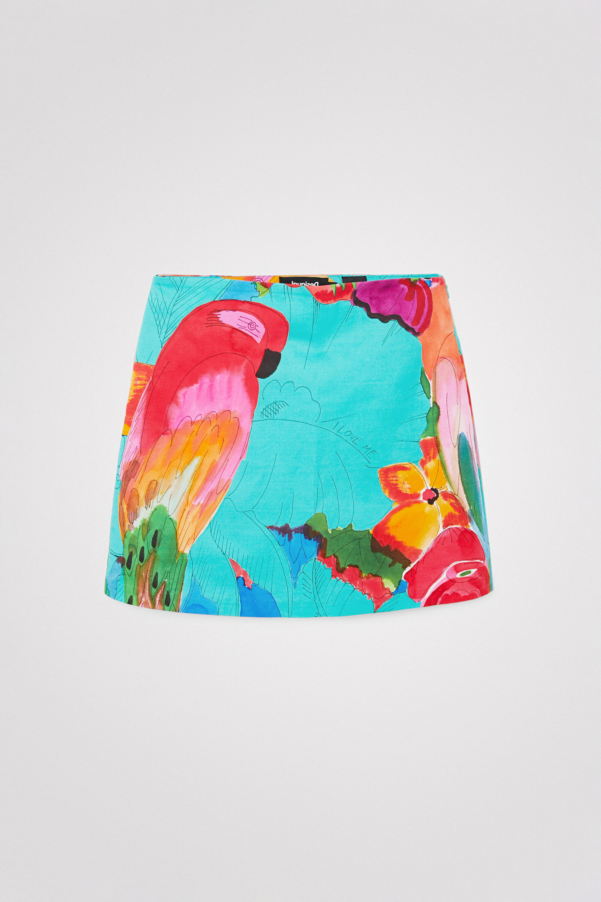 Mini-jupe tropicale