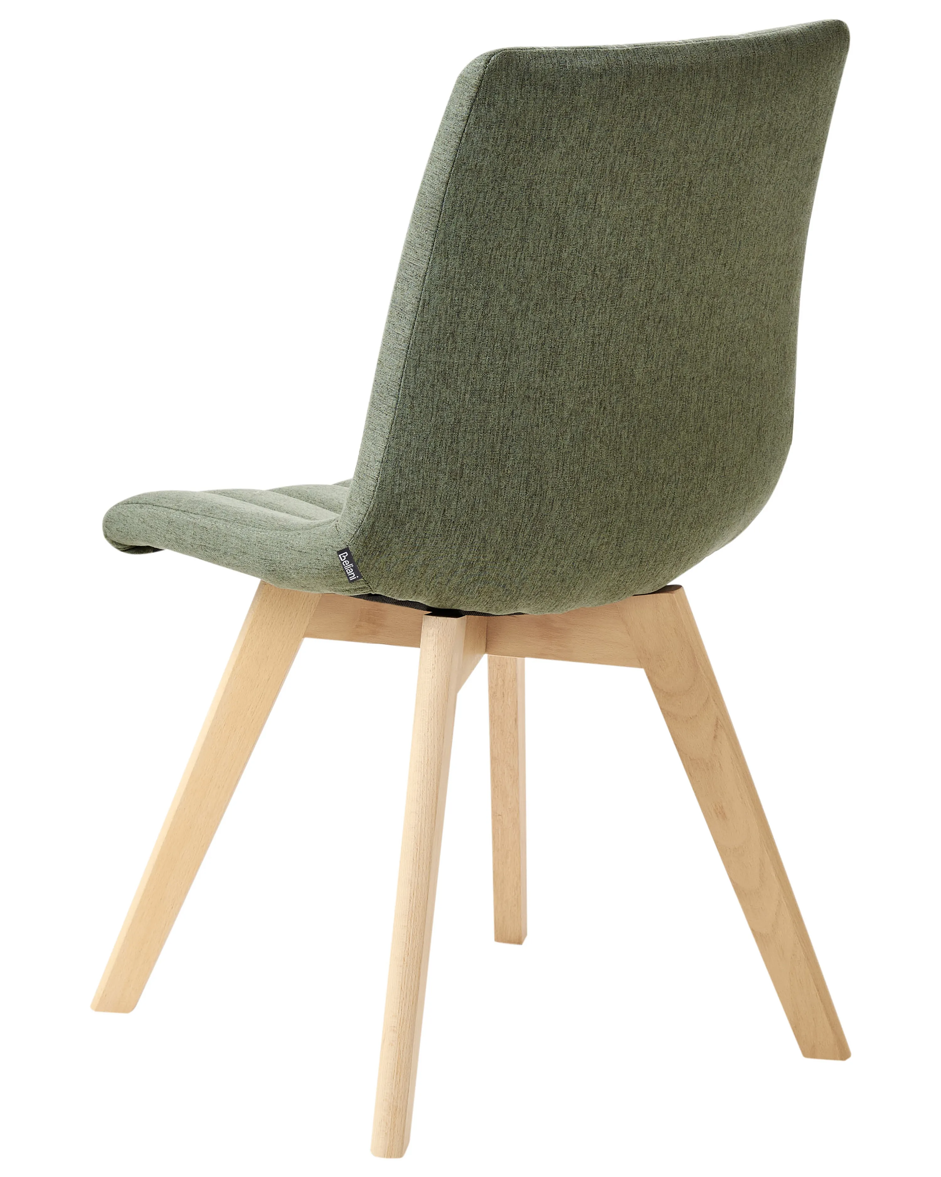Set van 2 eetkamerstoelen CALGARY Stof Donkergroen