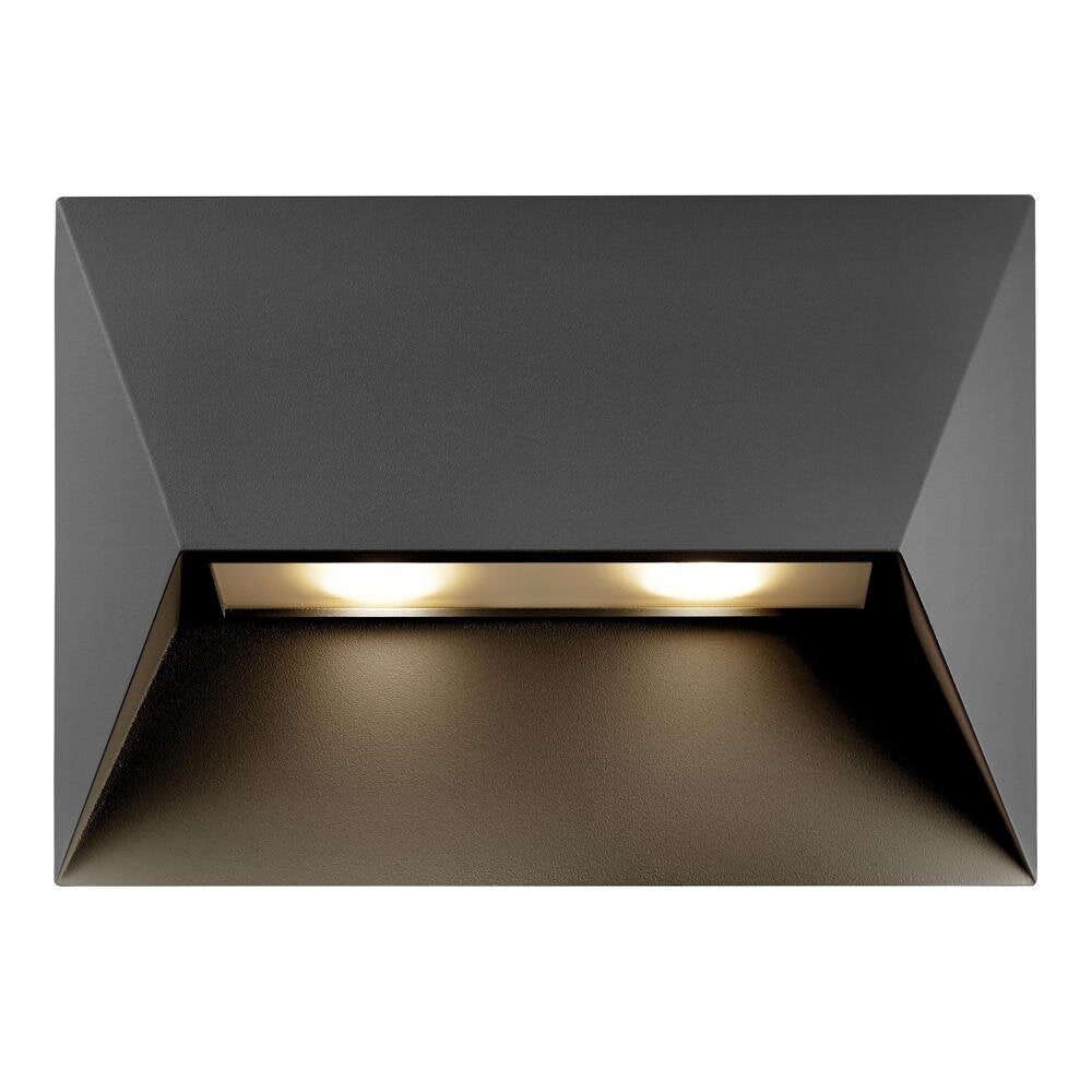 Pontio 27 wandlamp in zwart GU10 IP54