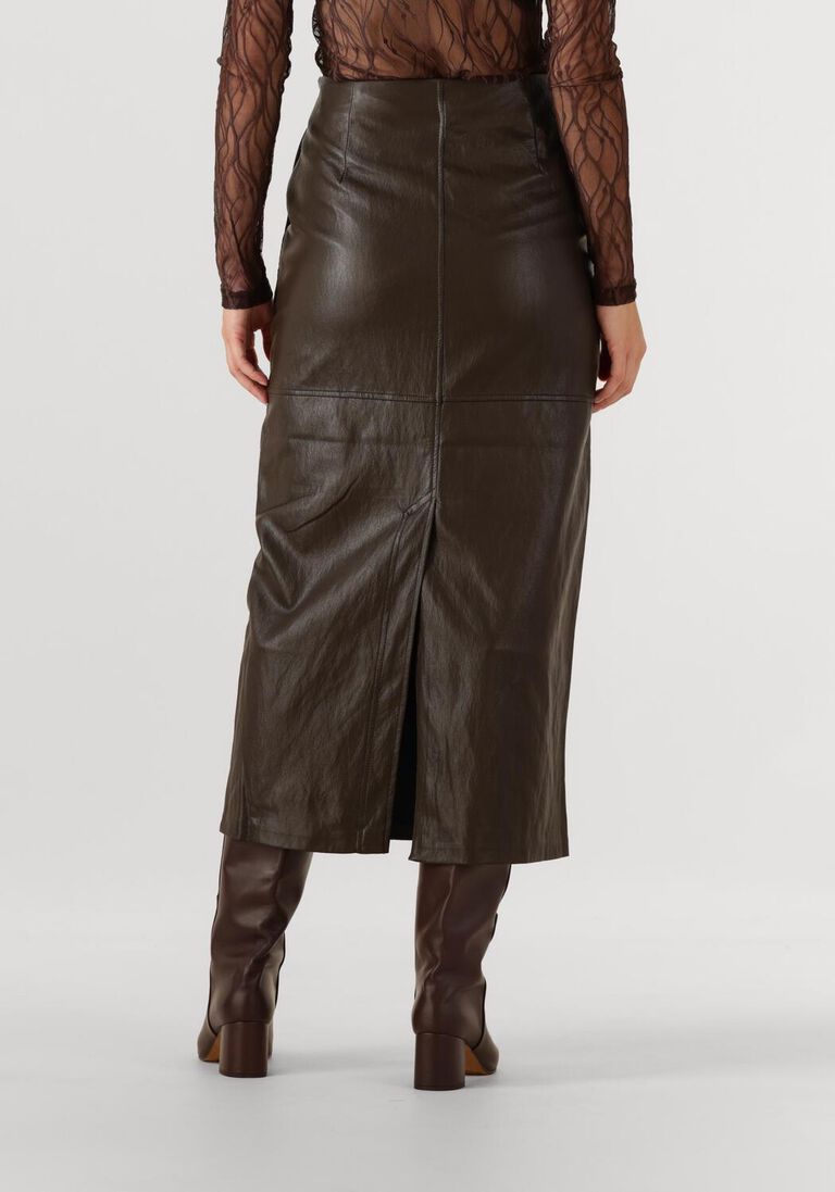 bruine co'couture midirok gitt floor skirt