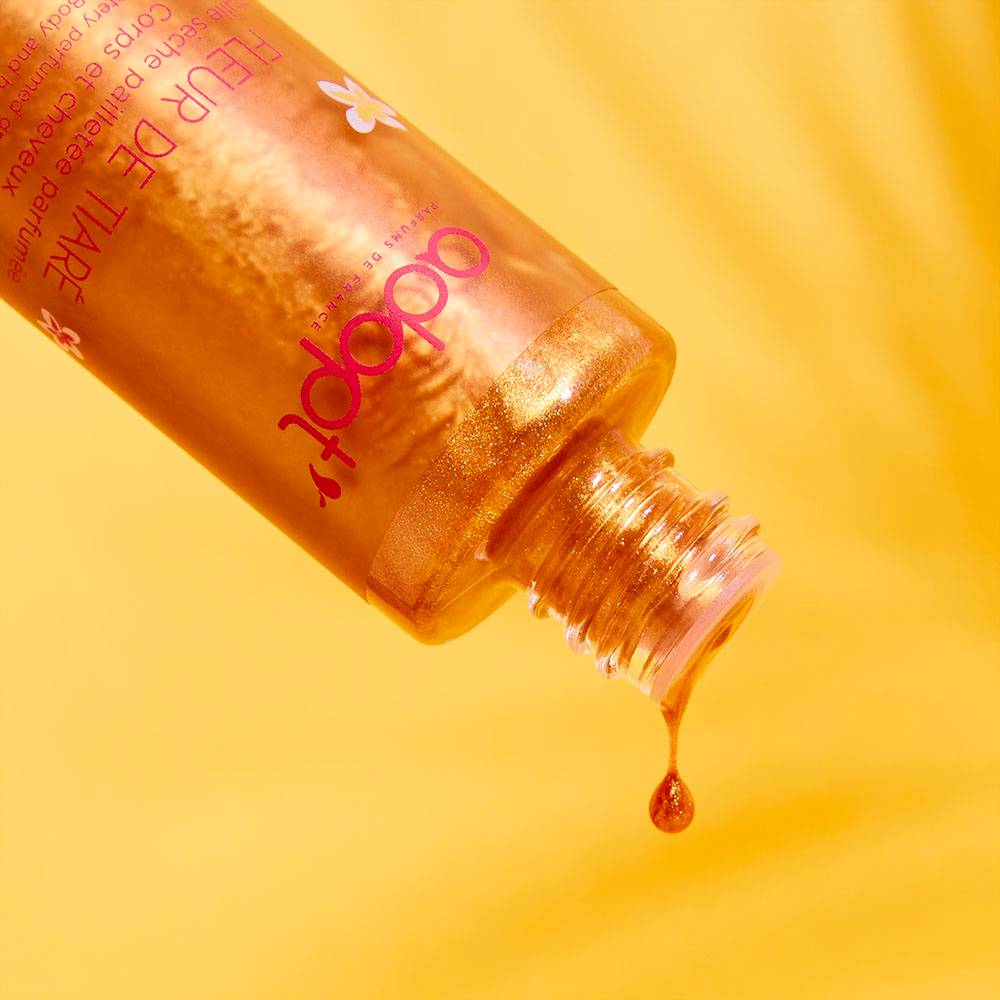 Fleur de tiaré Huile sèche pailletée 50ml