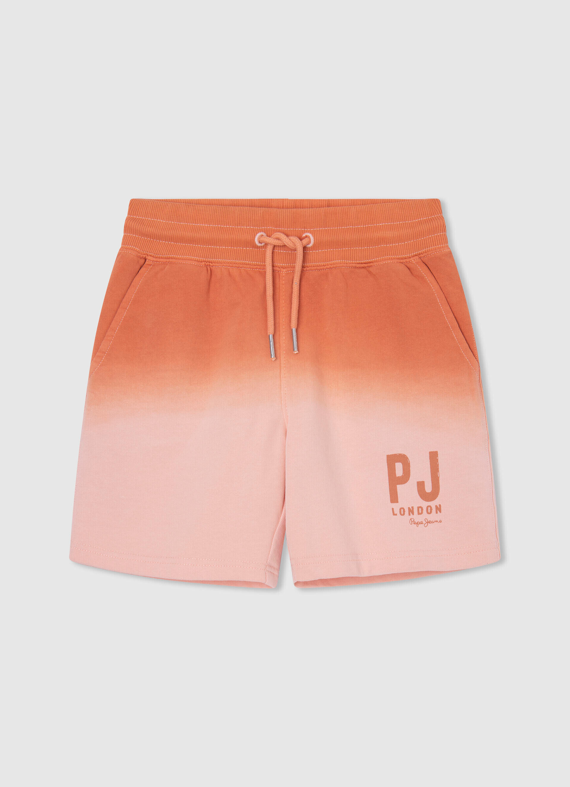 BERMUDA ESPORTIVA COLOR BLOCK - laranja abóbora