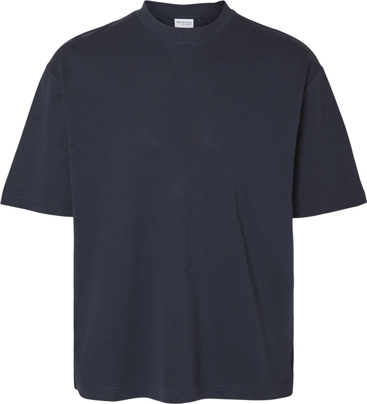 Selected Homme SLHLOOSEOSCAR SS O-NECK TEE NOOS Sky captain