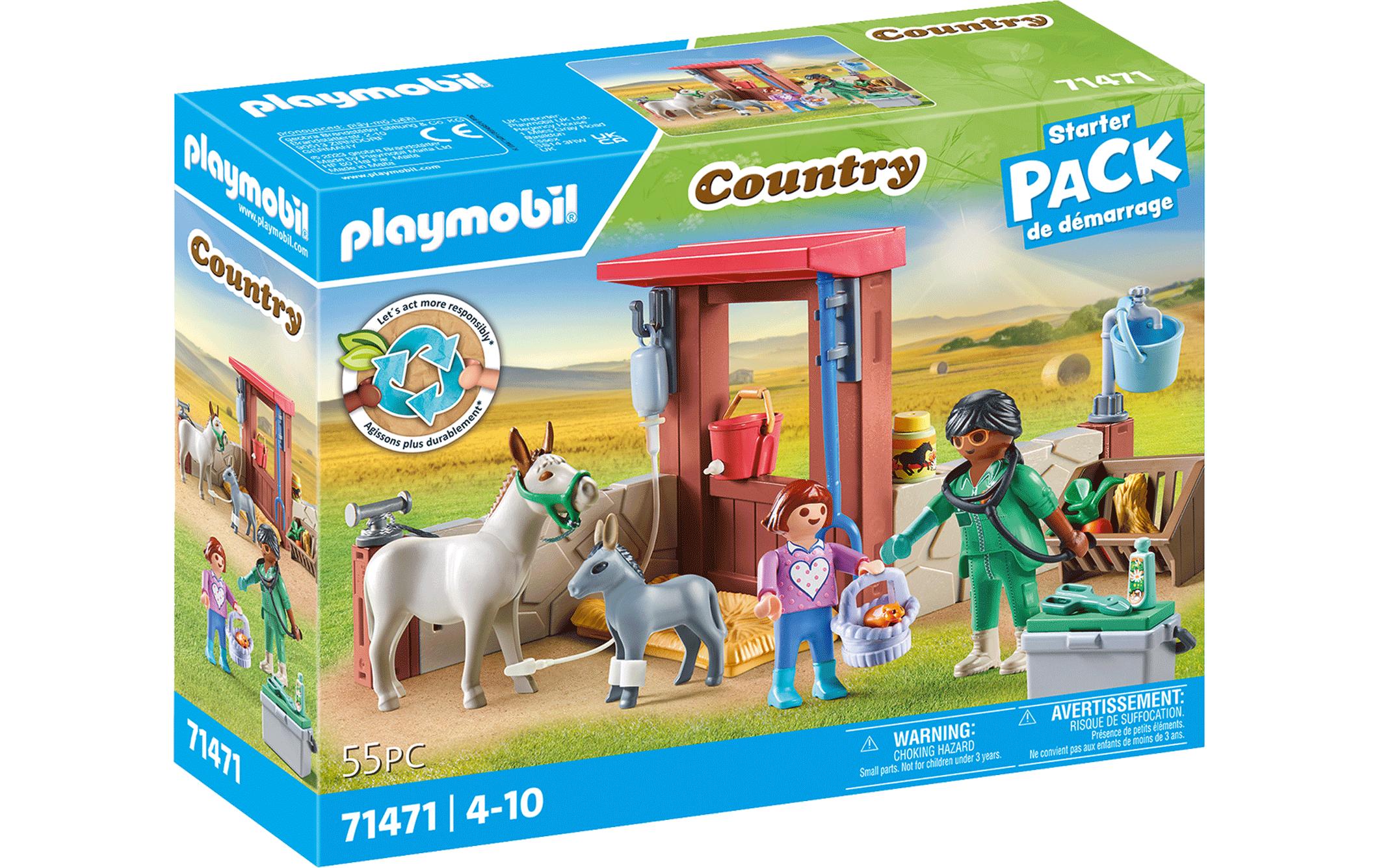 Country Tierarzteinsatz bei den Eseln 71471Spielfiguren-Set