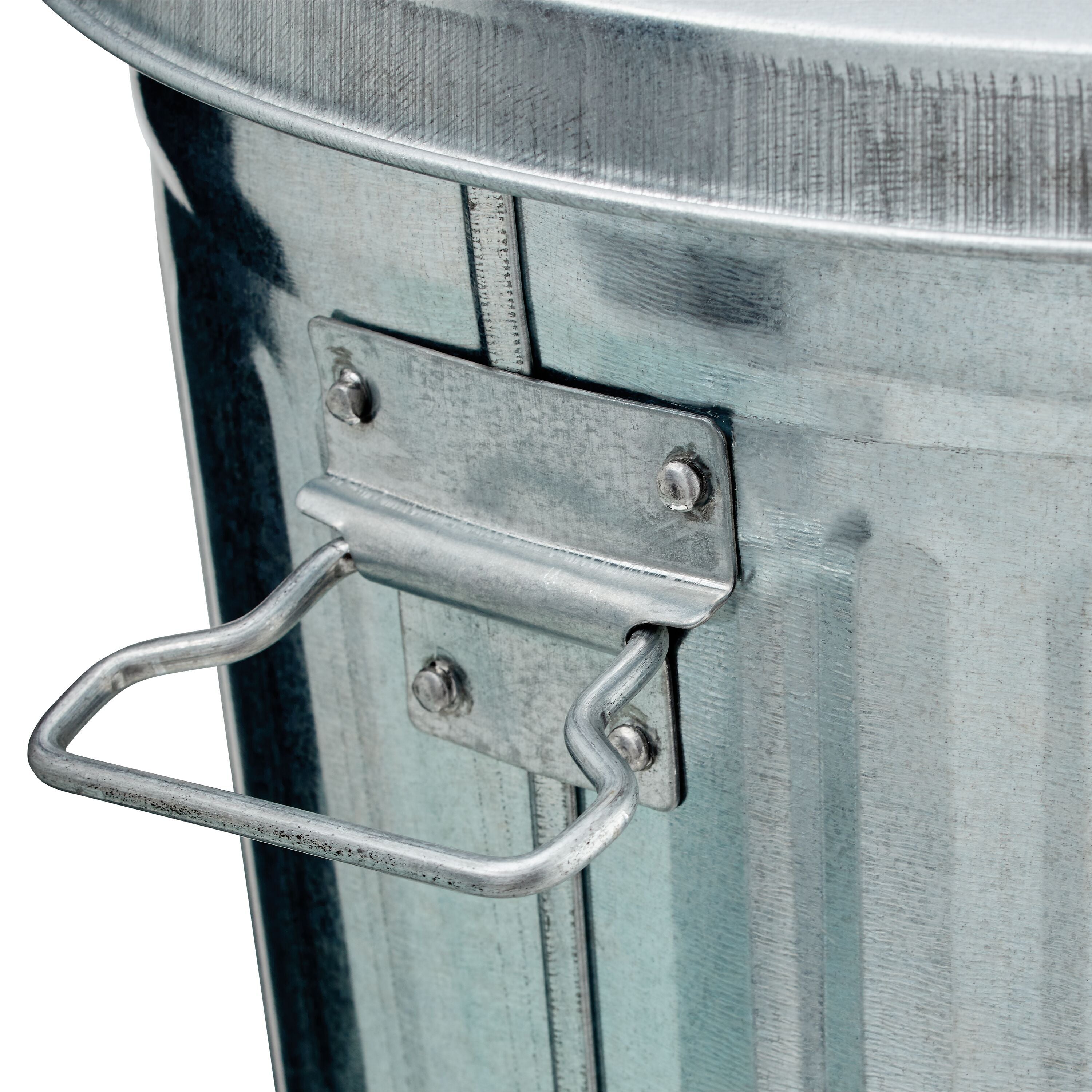 CONIC Abfalleimer - Silber / H: 33.0 cm