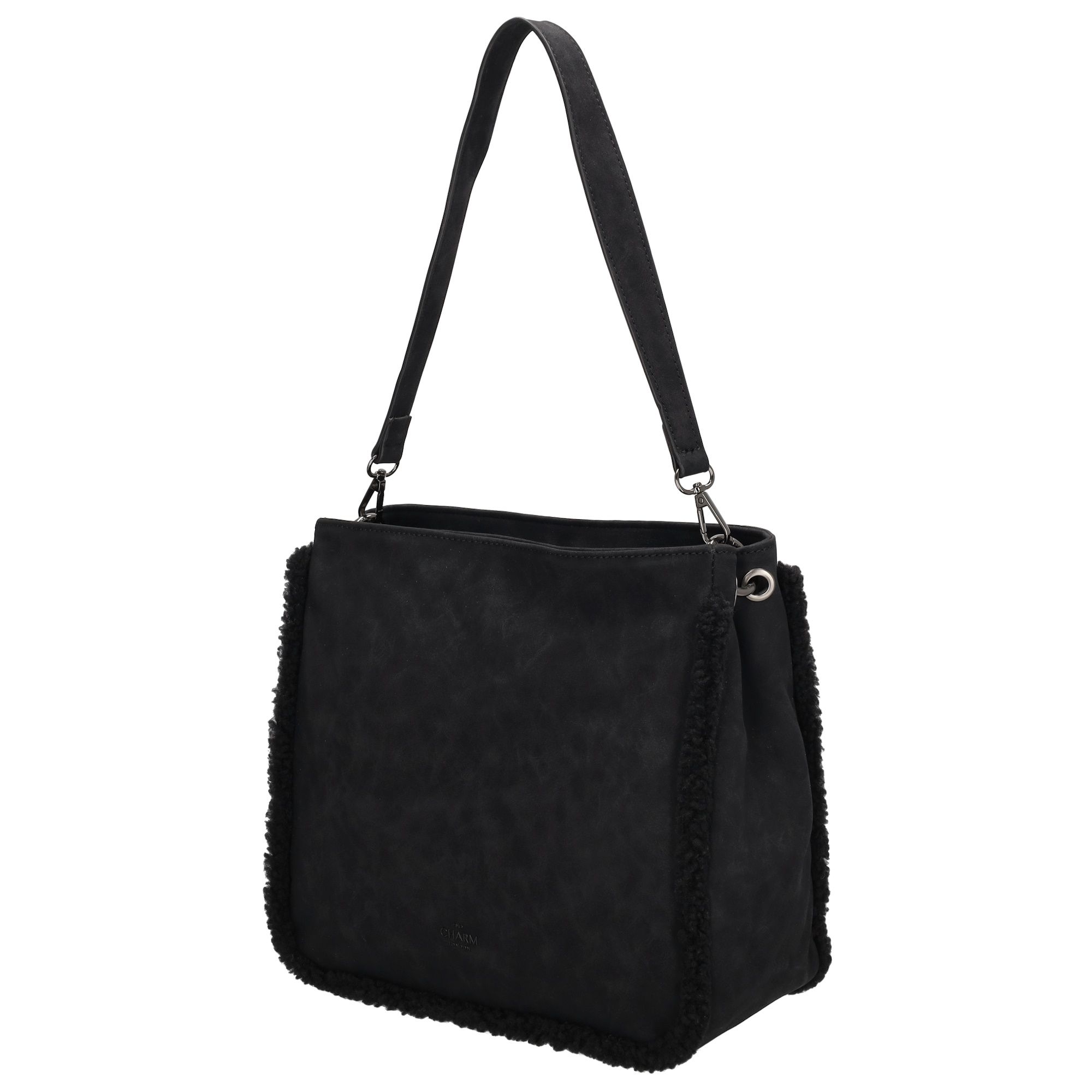 Charm London Newington Schoudertas Zwart