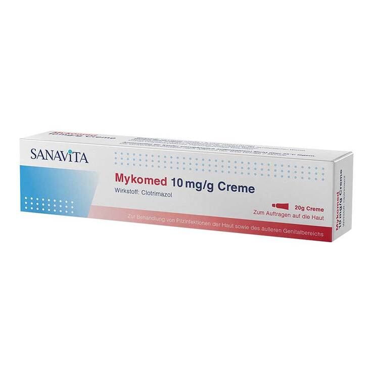 Mykomed 10 mg/g Creme mit Clotrimazol, 20 g