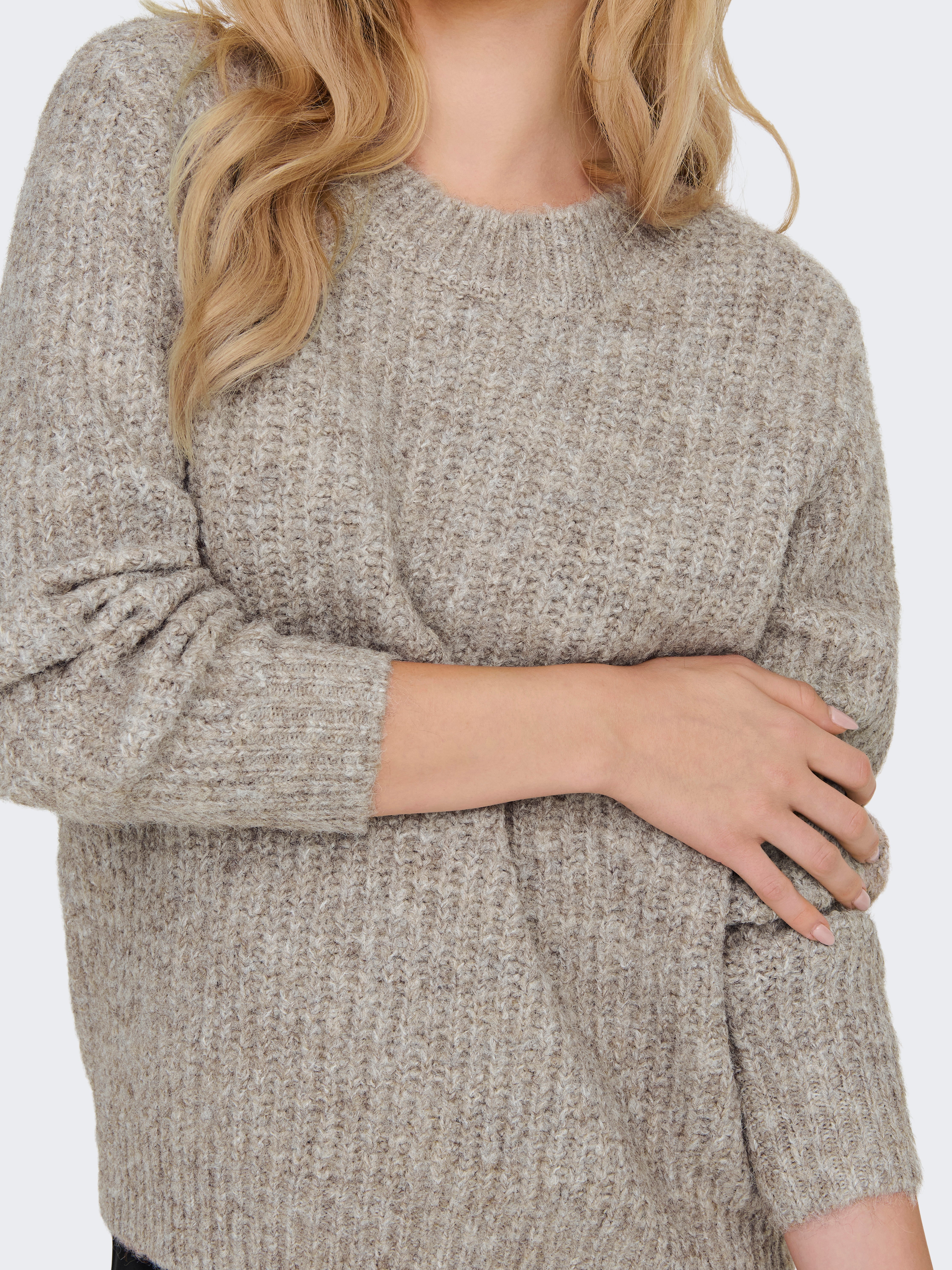 ONLMAGGIE Strickpullover Malt Ball
