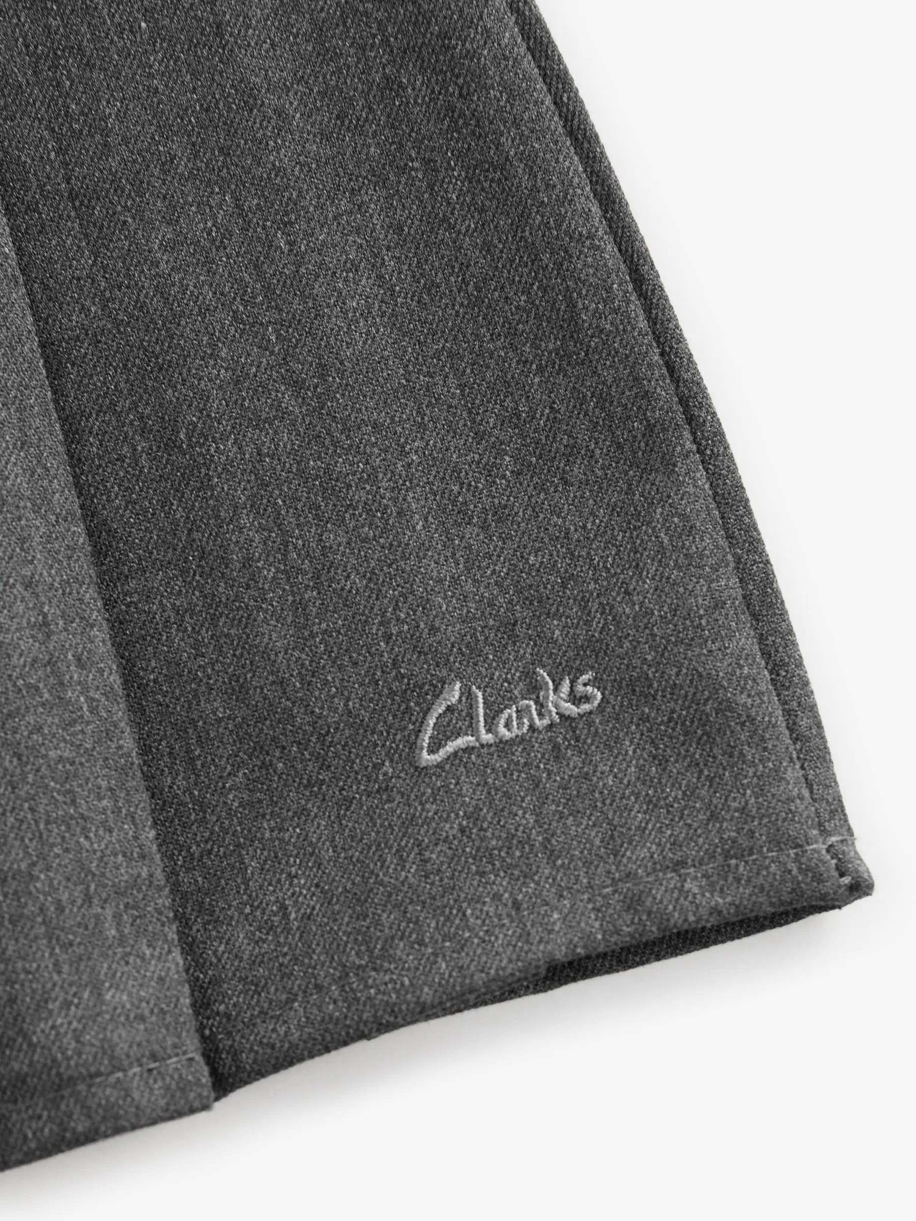 Grijs - Clarks Pleated School Skirts 2 Pack