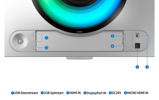 Samsung Gaming-Monitor »Odyssey OLED G9 LS49CG934SUXEN« 123,97 cm/49 ″  5120 x 1440 px