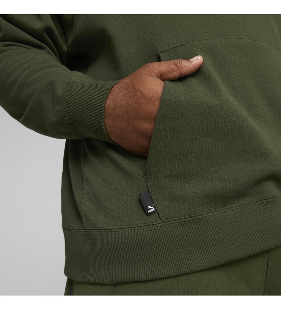Moletom Puma DOWNTOWN Logo Verde
