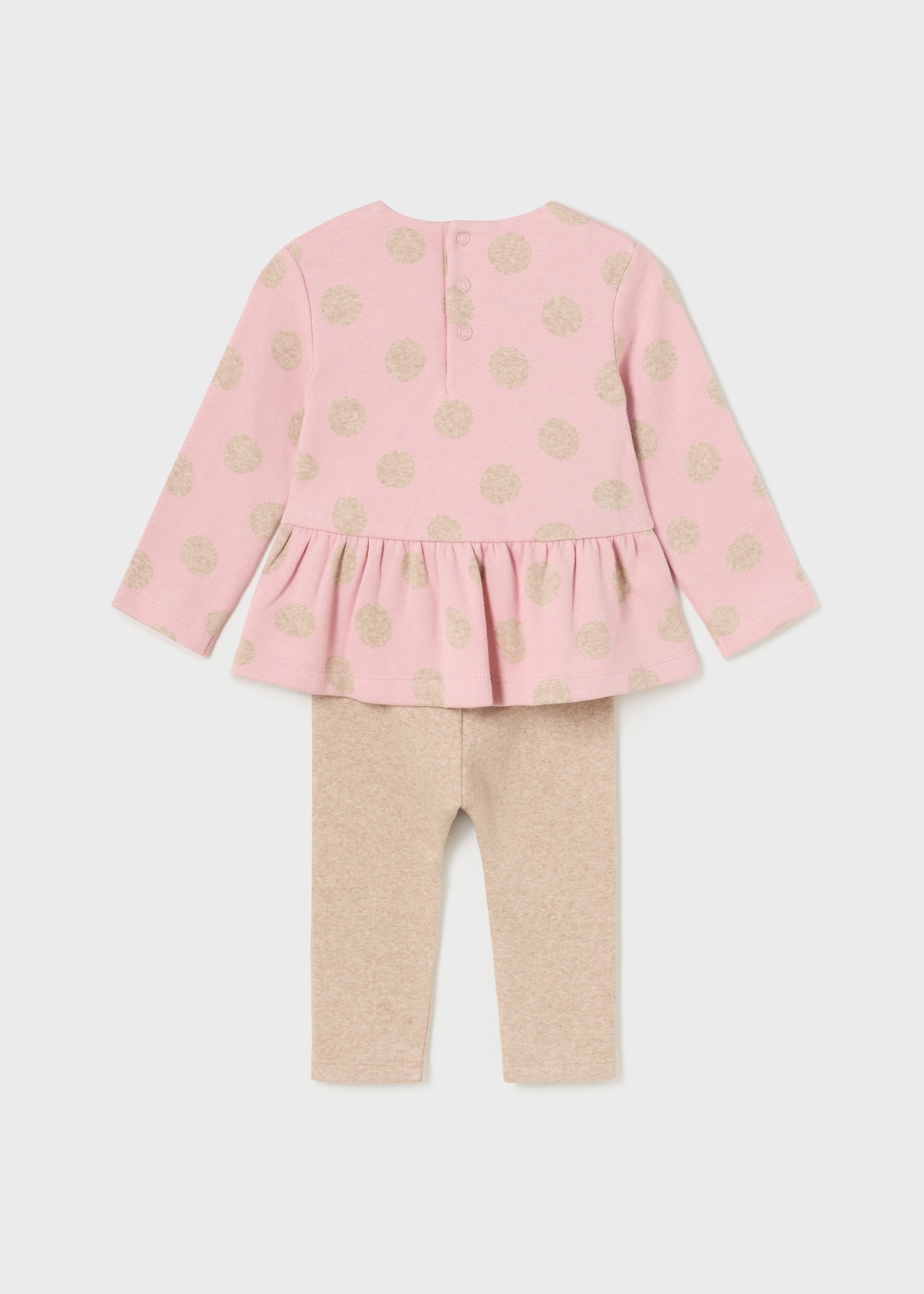 Conjunto de bebê jacquard de 2 peças