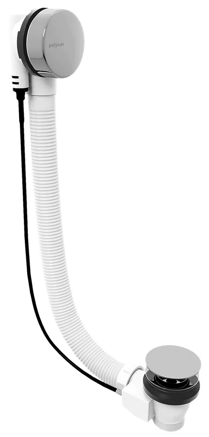 Polysan badafvoer chroom 80cm