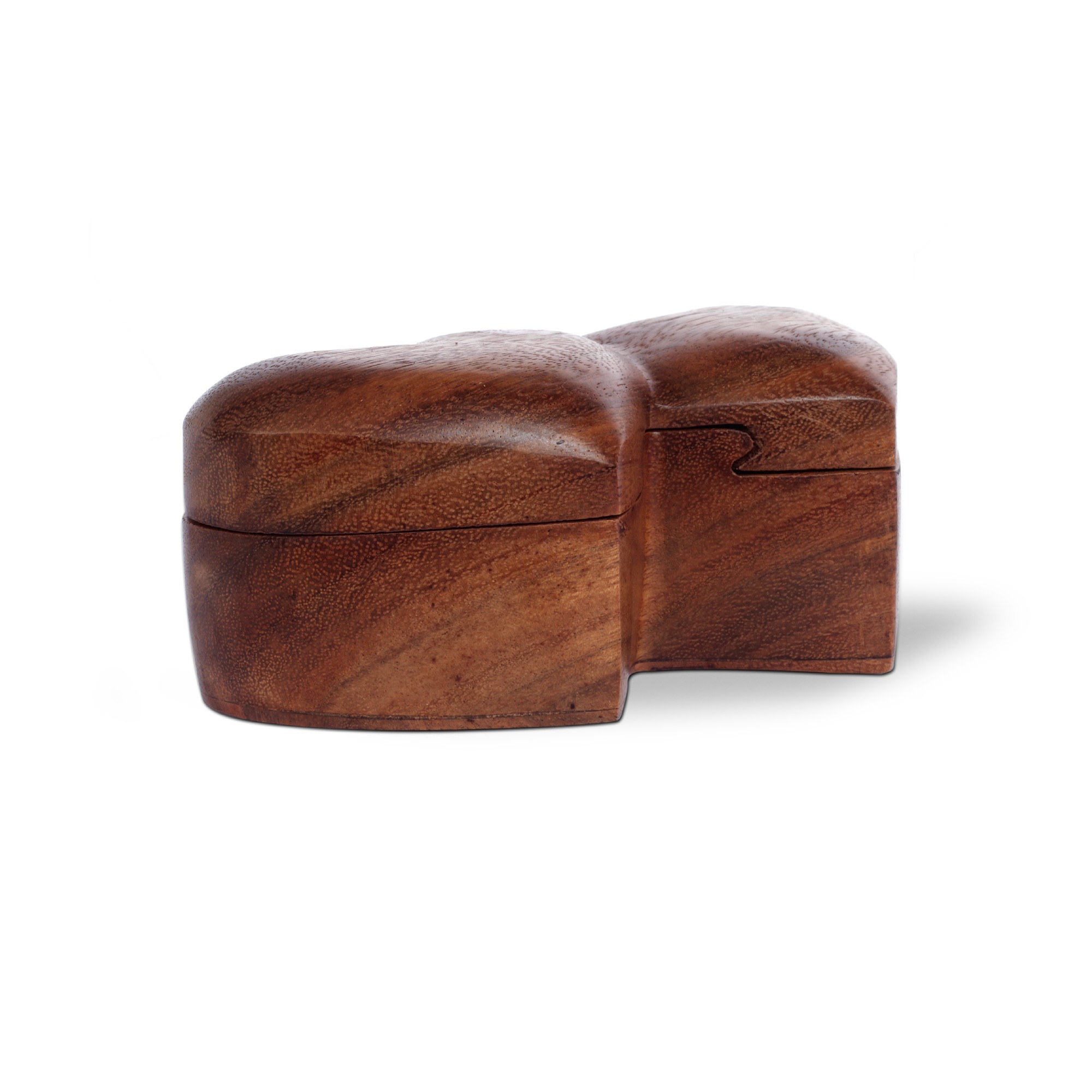 Secret Box '2 Hearts', natur, T 14,5 cm, B 8 cm, H 6,5 cm von fischer's lagerhaus