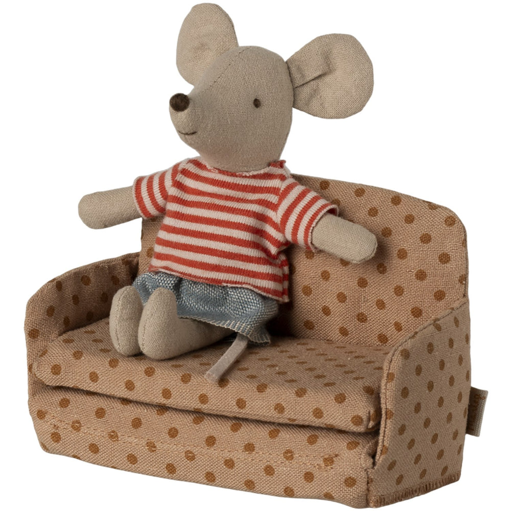 Køb Maileg Sofa Seng, Mus - Prikker