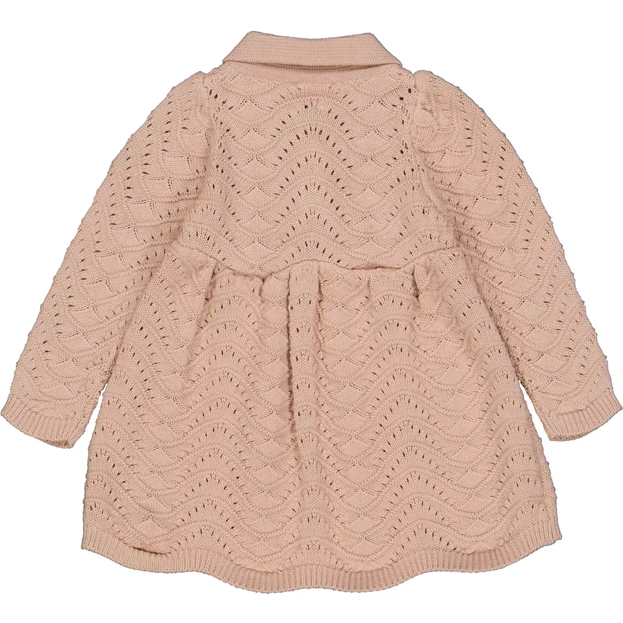 Müsli Strickkleid rose
