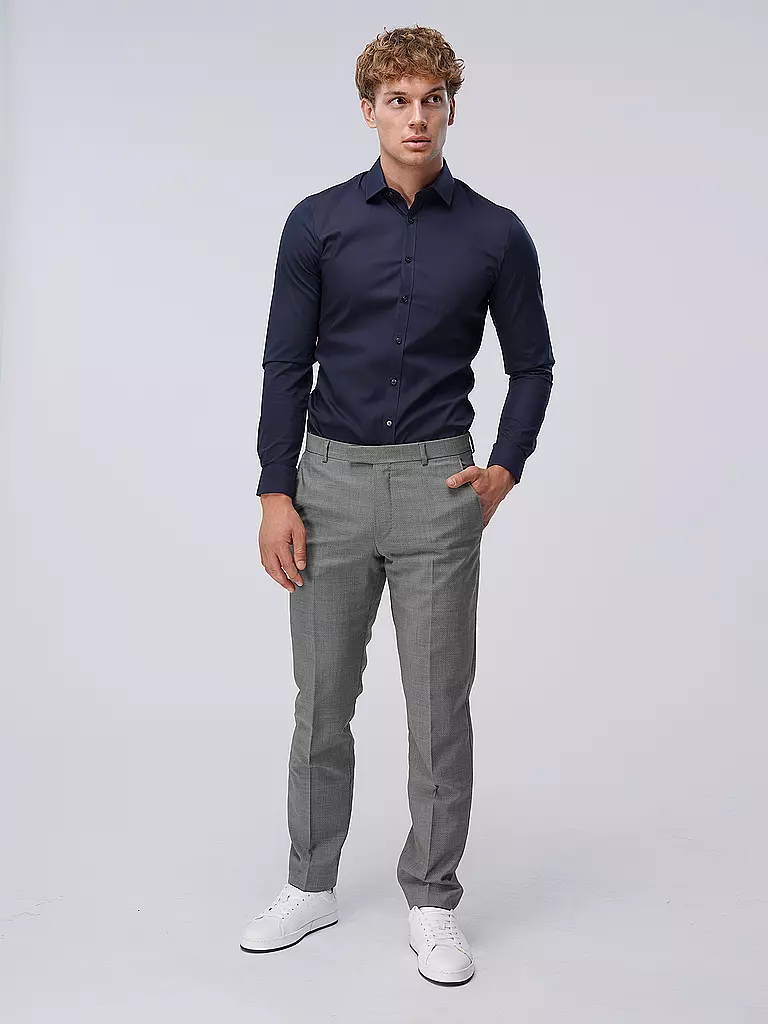 OLYMP NO.6 Business Hemd Super Slim blau