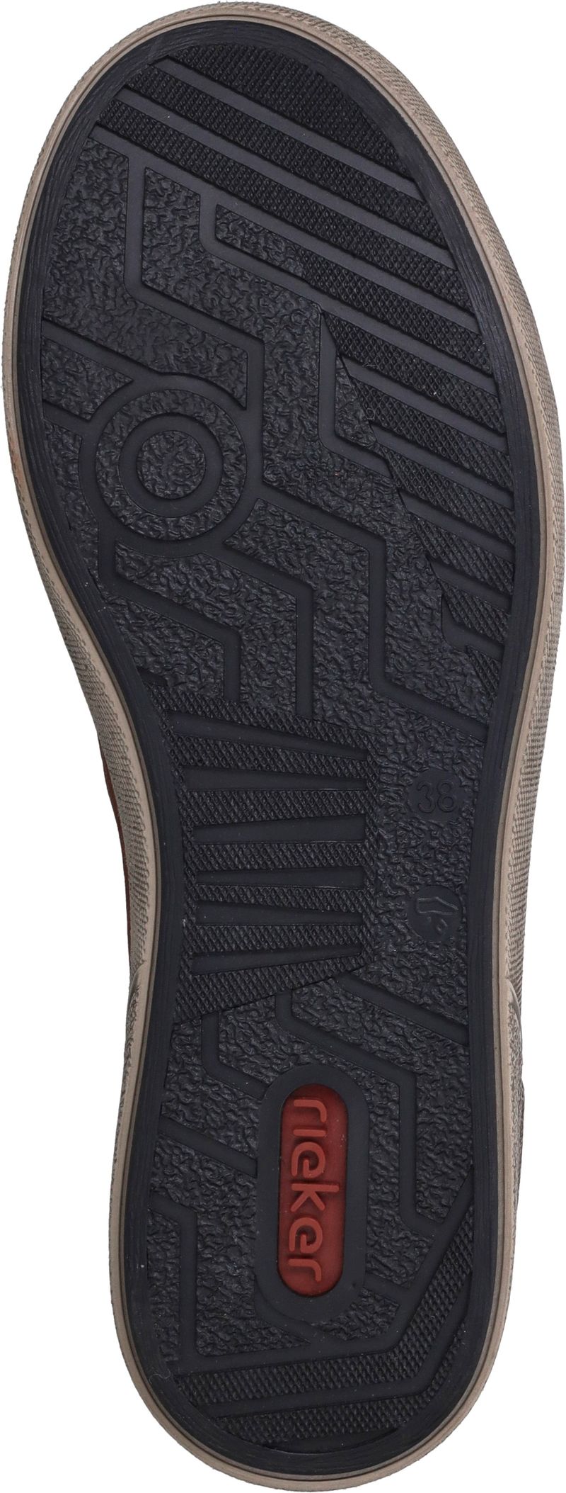 Rieker Veterboots Bruin Dames