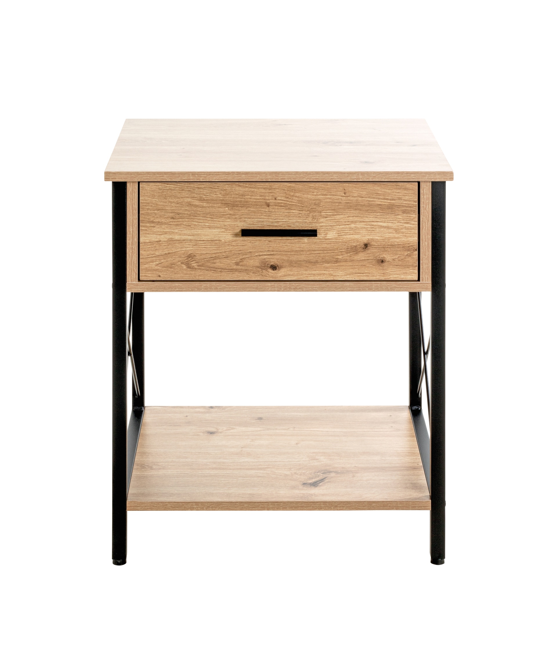 Konsole 45 x 40 cm braun/schwarz