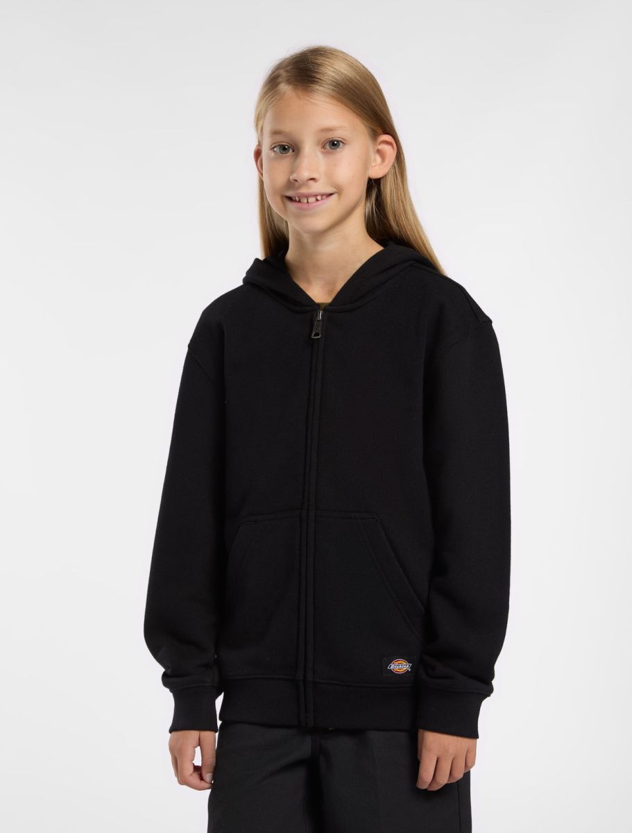 Dickies Youth Terry Full Zip Hoodie Country Blue