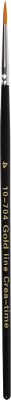 Gold Line Pensler - Nr. 4 - L 17 CM - B 3 MM - Rund - 12 Stk