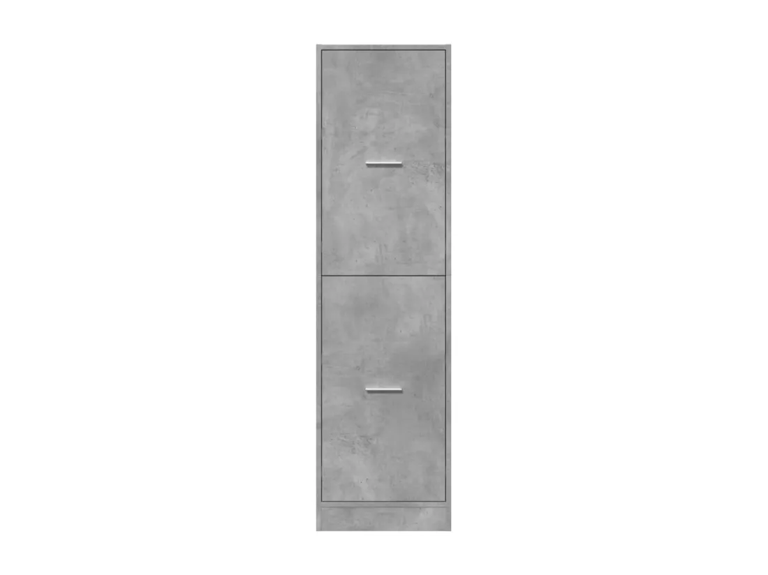 Armoire d'apothicaire gris béton 40x41x144,5 cm bois ingénierie