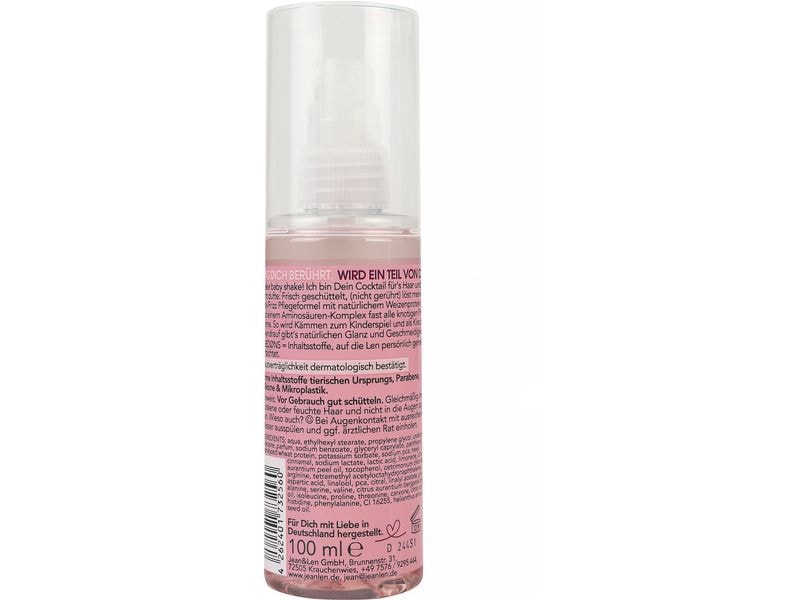 Jean & Len Knotenlöserspray 2-Phasen Leave-In 100 ml Natürliche Pflegekur löst fast alle knotigen Probleme