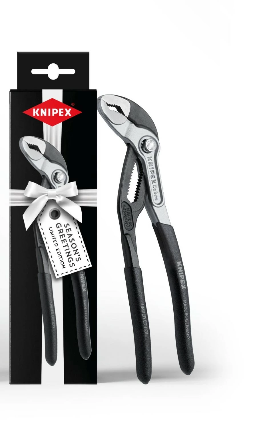Knipex 87 99 180 S02 Black Bi-Color Limited Edition Cobra HiTech waterpomp - 180mm