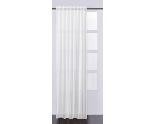 Gordijn met universele band Cambric wit 140x280 cm