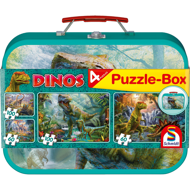 Puzzle-Box - Dinos - 4-in-1