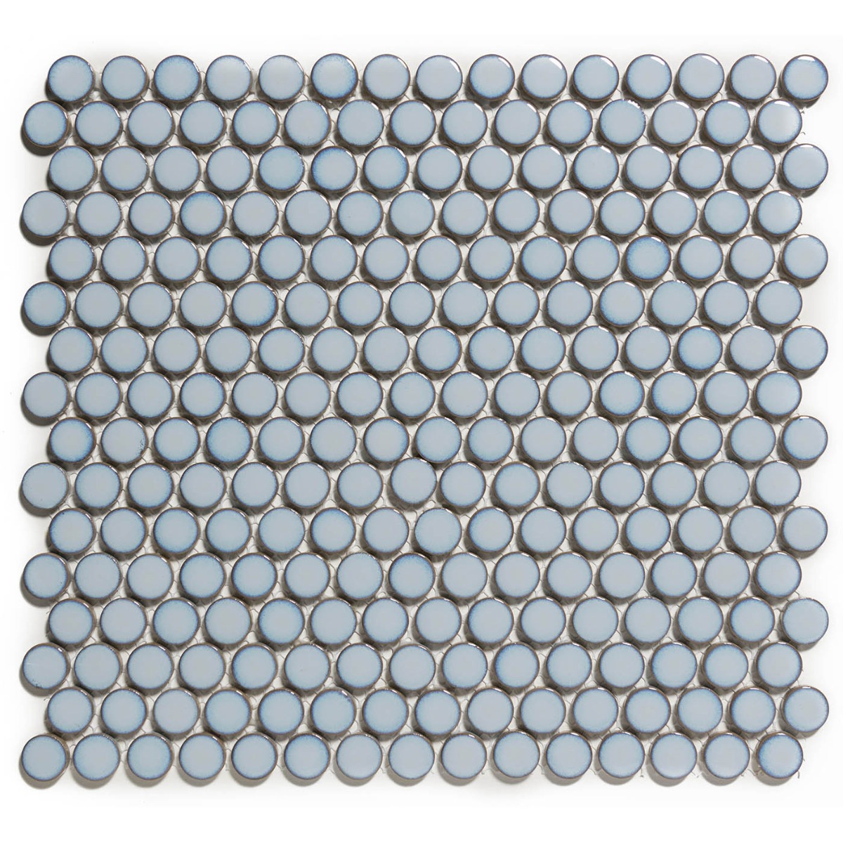 The Mosaic Factory Venice ronde mozaïek tegels 32x29 blauwgrijs