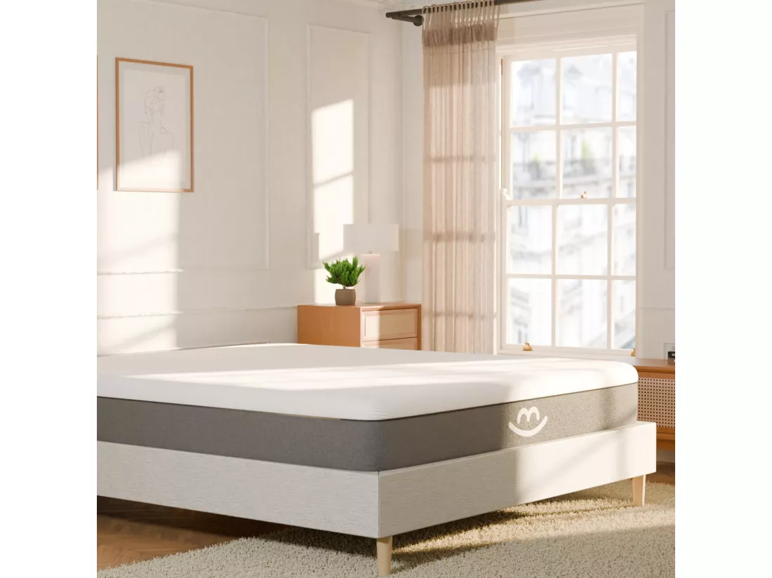 Matelas Latex 180x200x25cm GAIA - 2 faces d'accueil Latex100% Naturel et Mousse - mi-ferme - Morphea