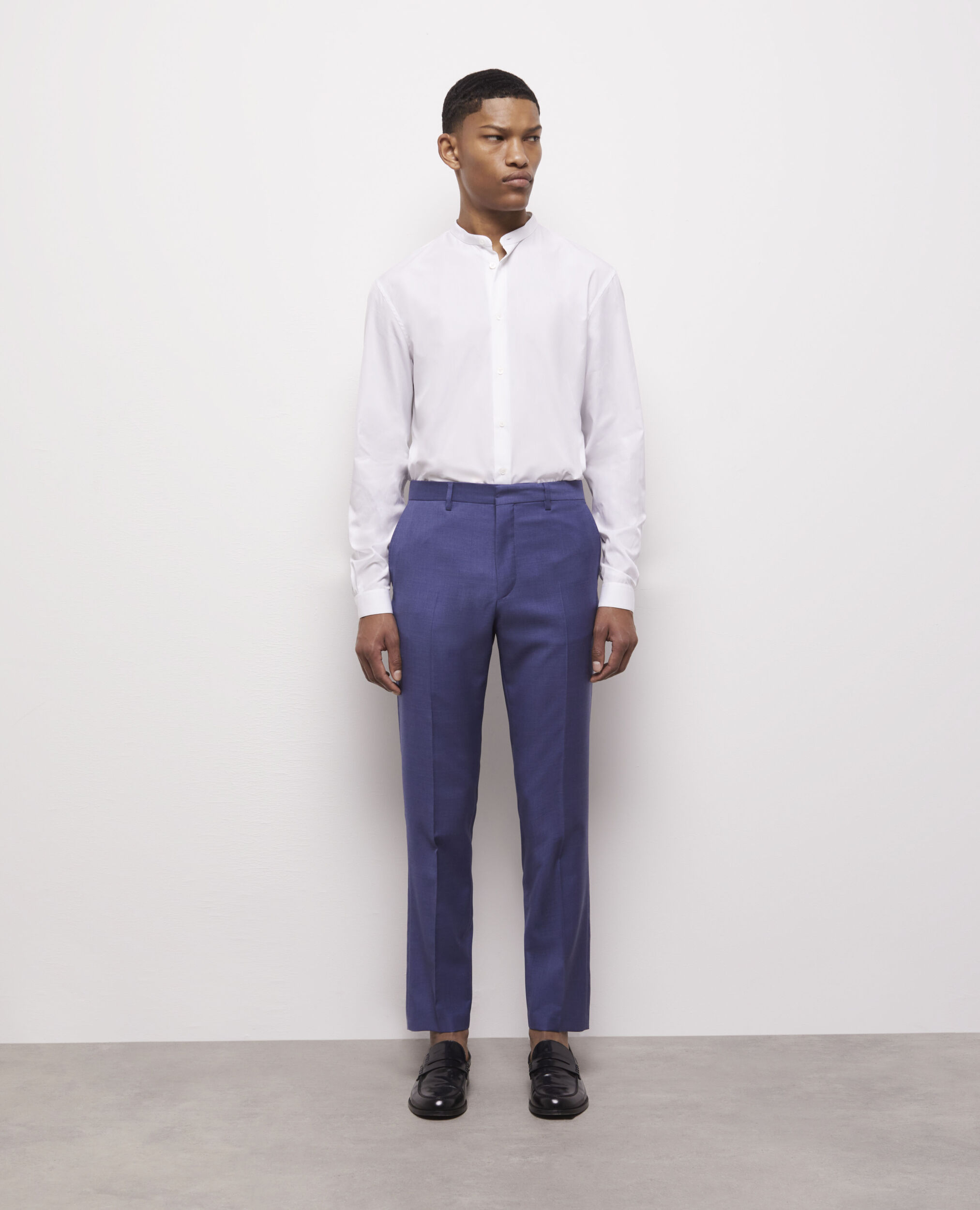 Pantalon de costume bleu marine