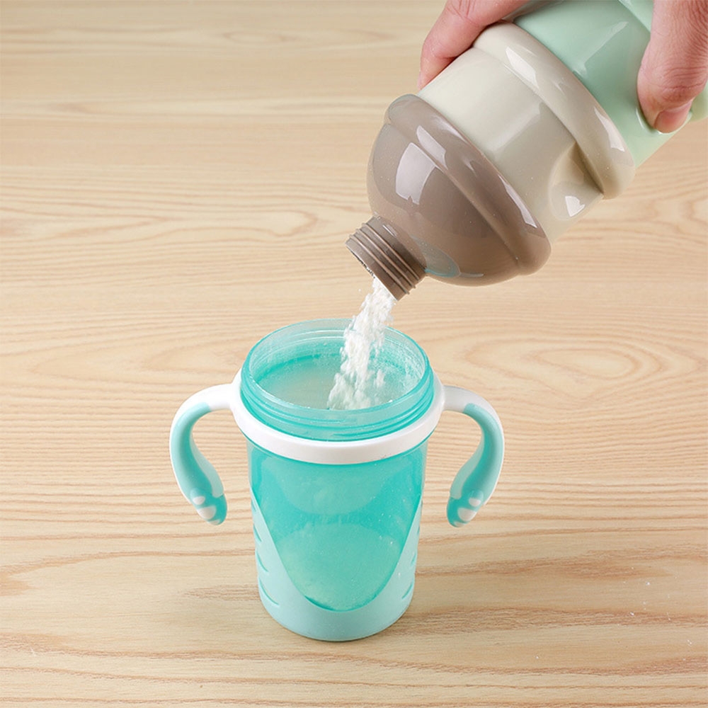 (3in1) Baby Milchpulver Portionierer Säuglingsnahrung Aufbewahrungsbox - Türkis