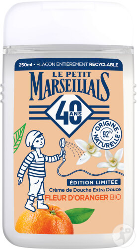 Le Petit Marseillais Douche Crème Extra Doux Fleur D'Oranger Bio Flacon 250ml